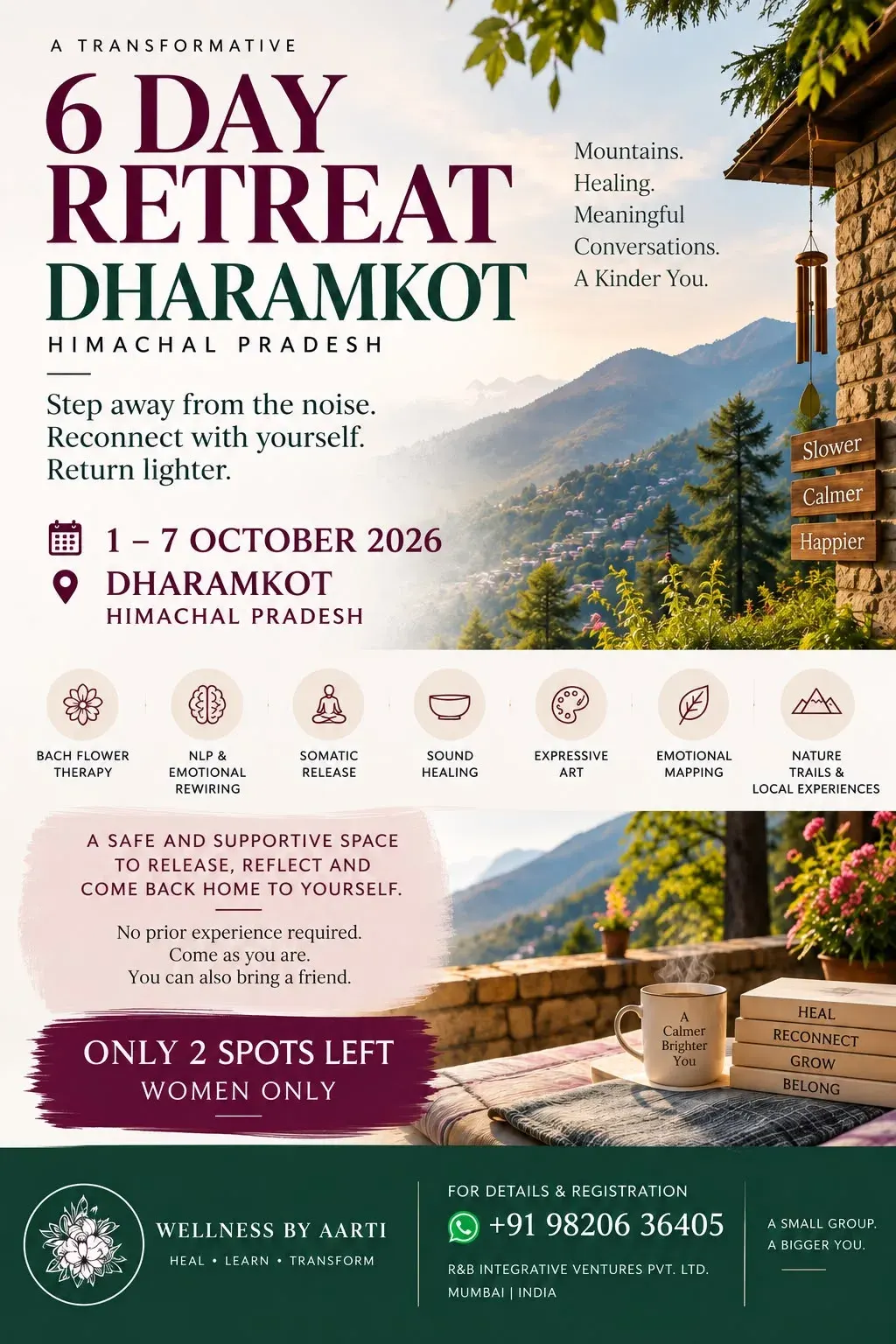 A Transformative 6 Day Retreat (Women only)